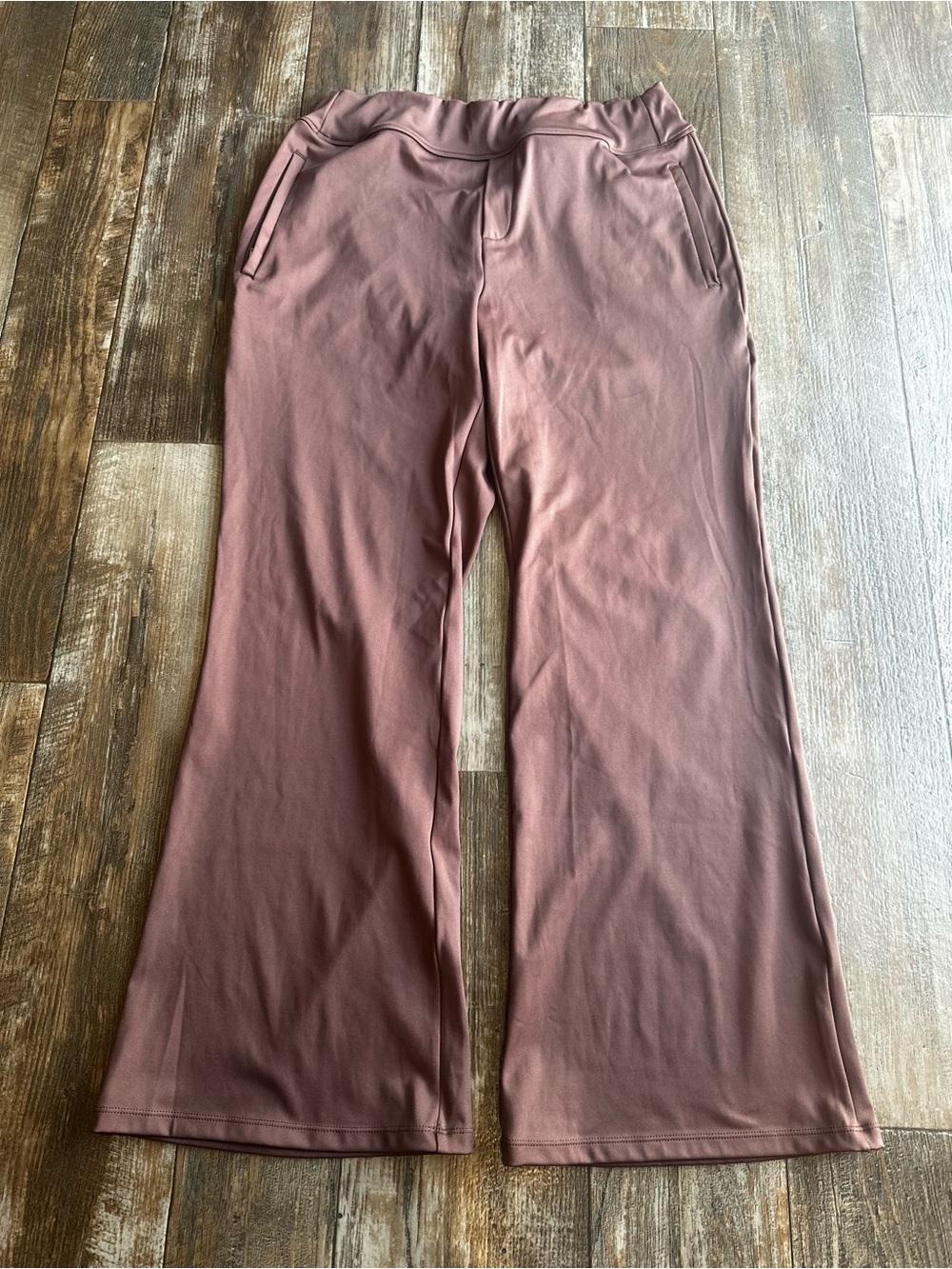 Halara Flex DayStretch Mid Rise Side Zipper Pocket Work Flare Office Pants Sz XL